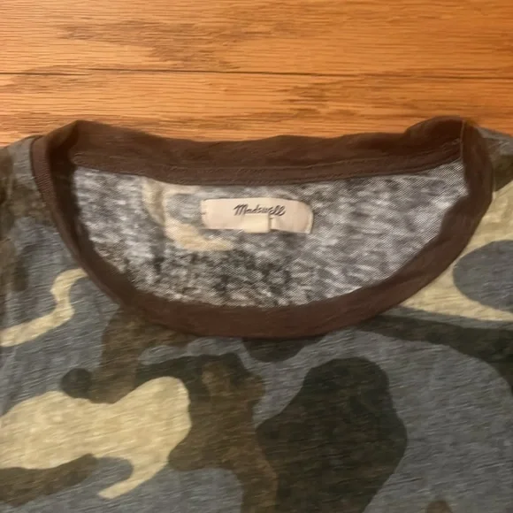 Madewell linen camo tee - Picture 4 of 7